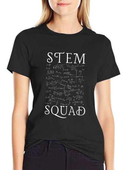 STEM Squad T-Shirt - Science Math Equations Design