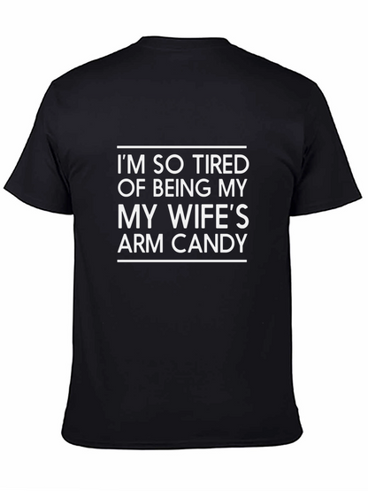 Funny Arm Candy Graphic Tee for Men
