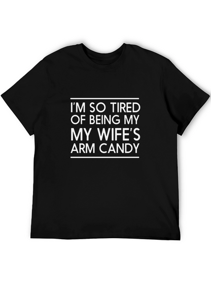 Funny Arm Candy Graphic Tee for Men