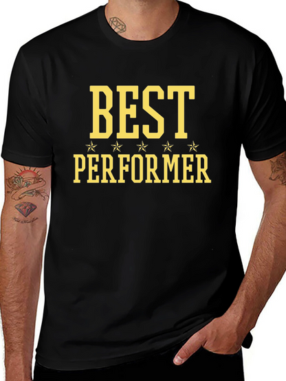 Best Performer Graphic T-Shirt - Black Tee