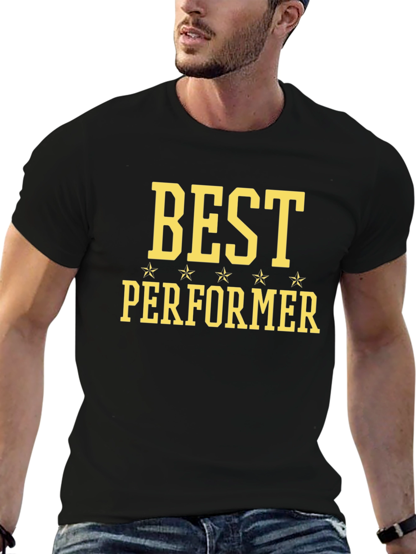 Best Performer Graphic T-Shirt - Black Tee