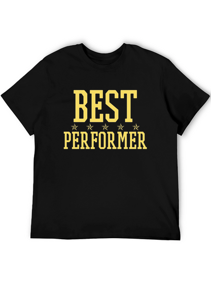 Best Performer Graphic T-Shirt - Black Tee