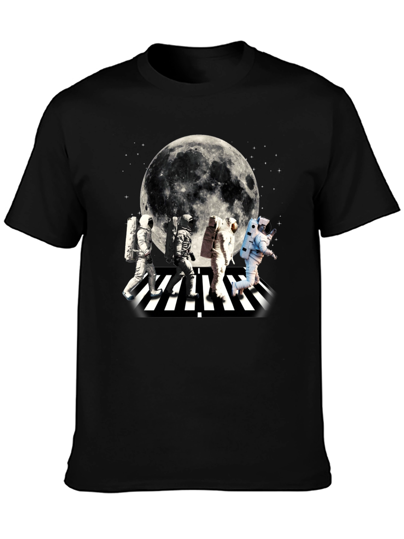 Astronaut Abbey Road Moon Graphic T-Shirt