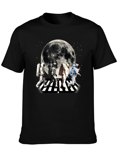 Astronaut Abbey Road Moon Graphic T-Shirt