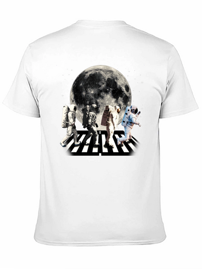 Astronaut Abbey Road Moon Graphic T-Shirt