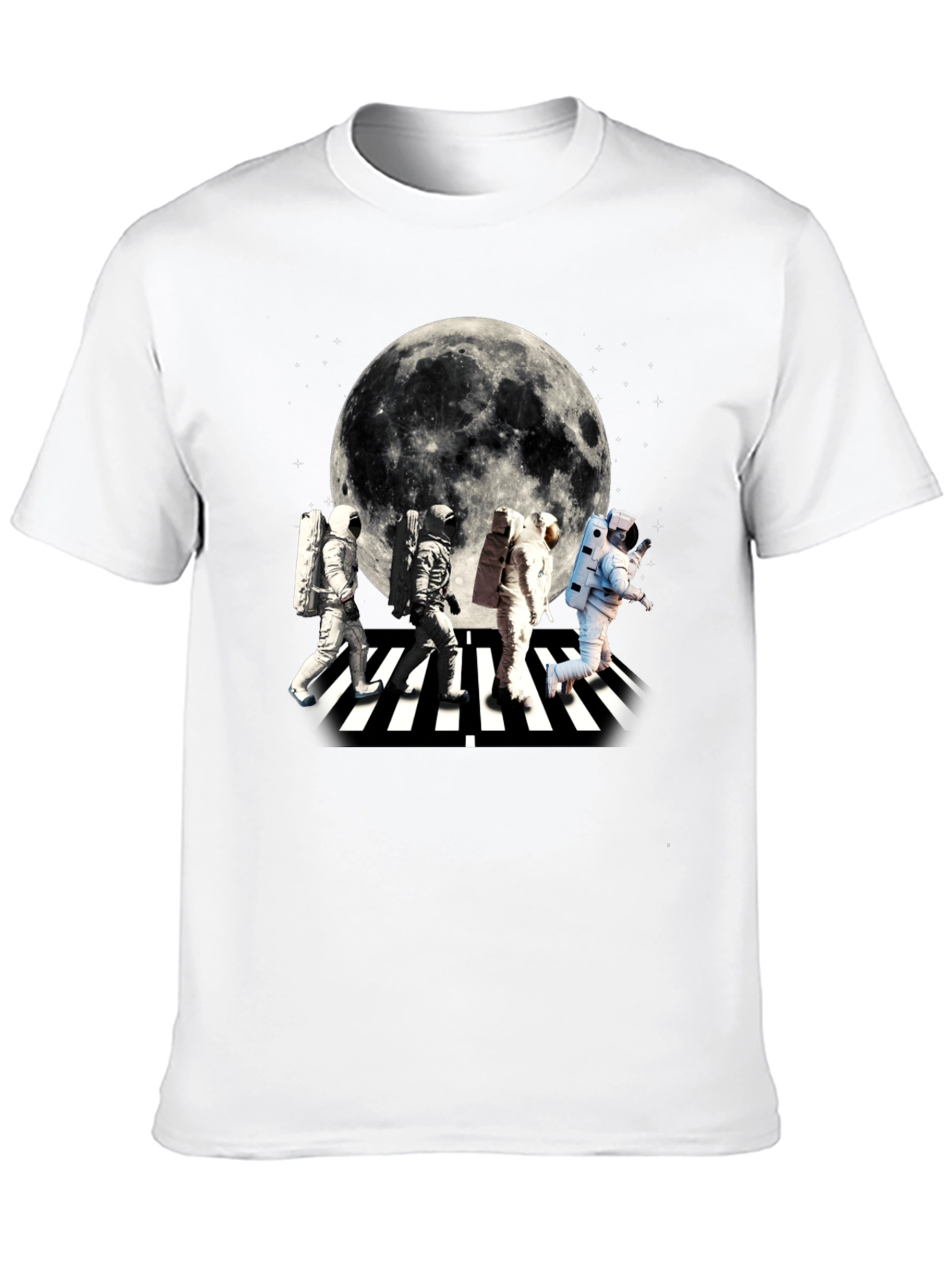 Astronaut Abbey Road Moon Graphic T-Shirt