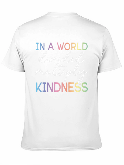 Kindness Graphic Tee - Rainbow Text
