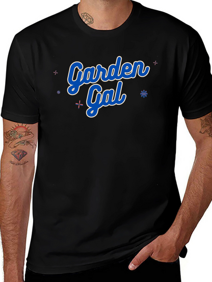 Garden Gal T-Shirt - Black Crew Neck