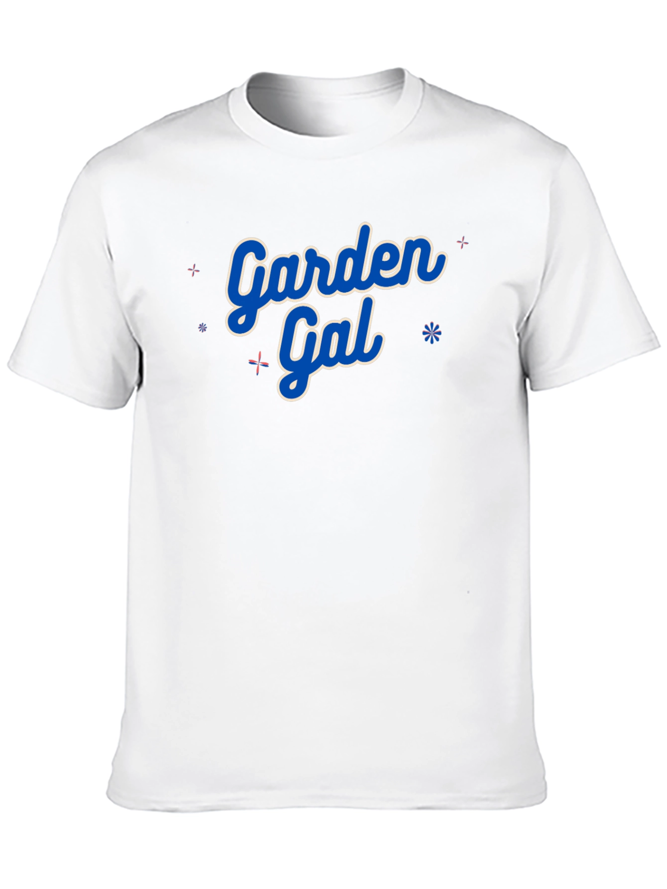 Garden Gal T-Shirt - Black Crew Neck