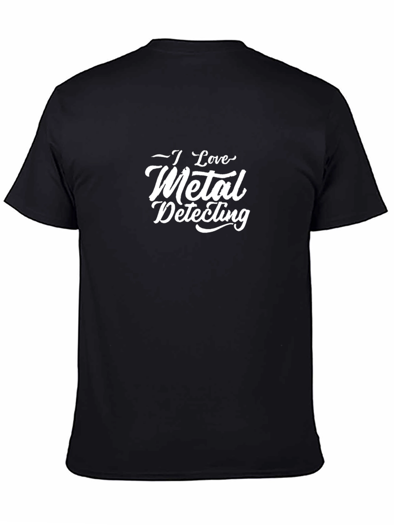 I Love Metal Detecting Black T-Shirt