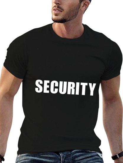 Security T-Shirt - Classic Crew Neck Short Sleeve