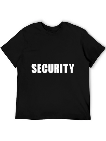 Security T-Shirt - Classic Crew Neck Short Sleeve
