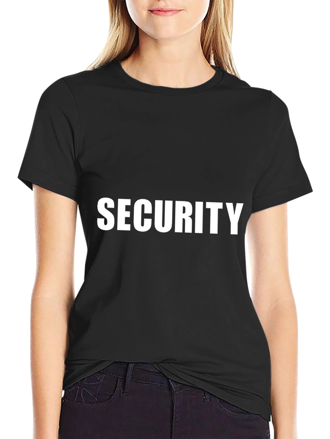 Security T-Shirt - Classic Crew Neck Short Sleeve