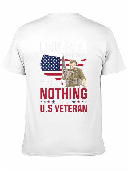 I Served Veteran Graphic T-Shirt - Patriotic Pride