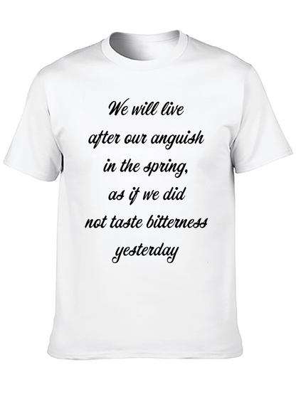 Anguish Spring T-Shirt - Poetic Comfort