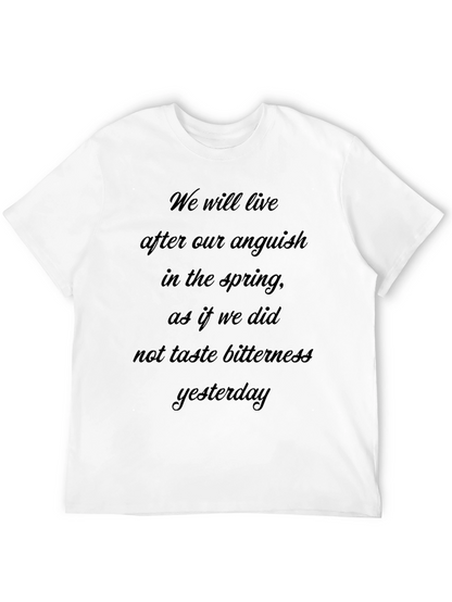 Anguish Spring T-Shirt - Poetic Comfort