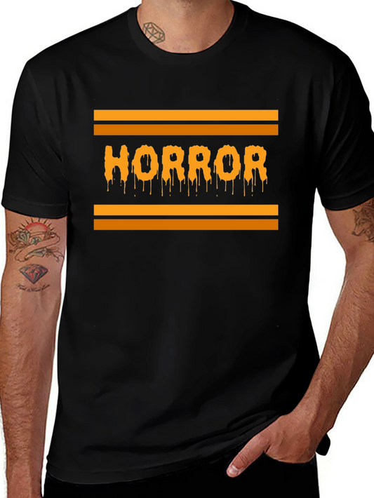 Horror Drip Graphic Tee - Halloween Vibes!