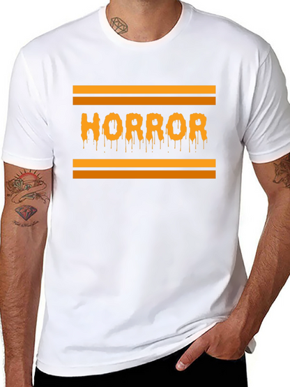 Horror Drip Graphic Tee - Halloween Vibes!