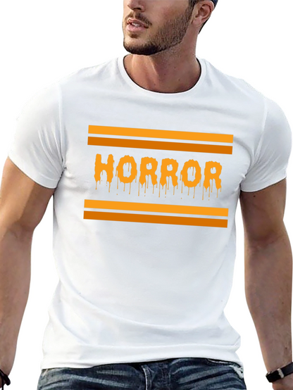 Horror Drip Graphic Tee - Halloween Vibes!