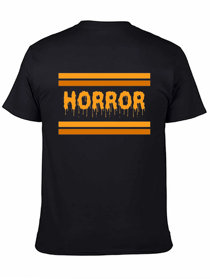 Horror Drip Graphic Tee - Halloween Vibes!