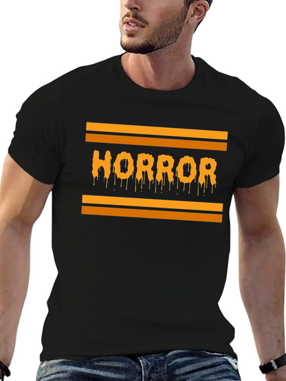 Horror Drip Graphic Tee - Halloween Vibes!