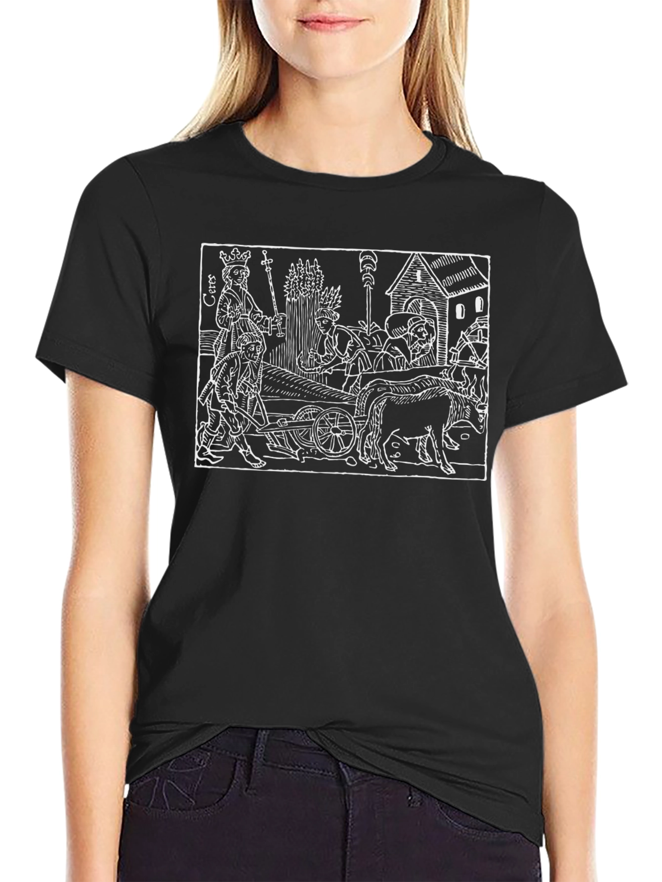 Medieval Harvest T-Shirt - Unique Graphic Tee