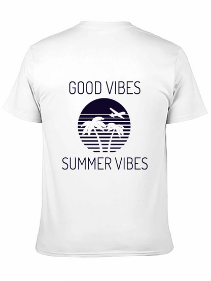 Good Vibes Summer Graphic Tee - Black