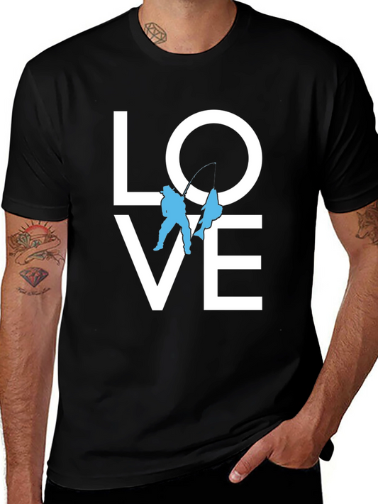 Love Fishing T-Shirt - Angler Graphic Tee