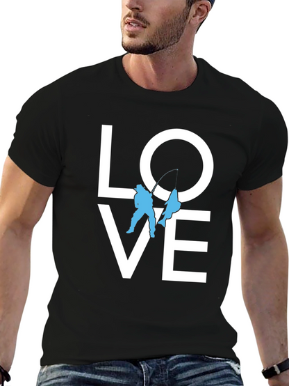Love Fishing T-Shirt - Angler Graphic Tee
