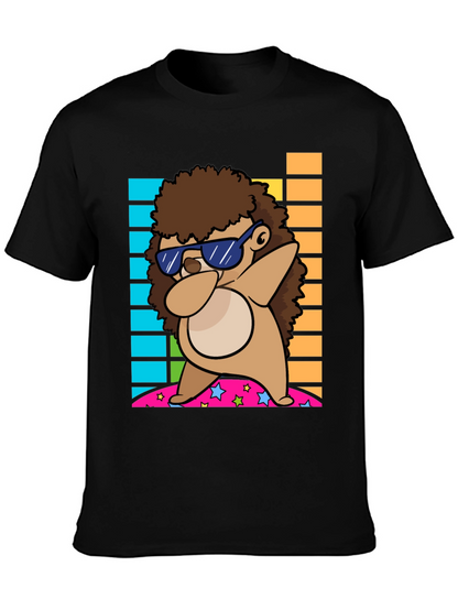 Dabbing Hedgehog Graphic Tee - Cool & Fun Design