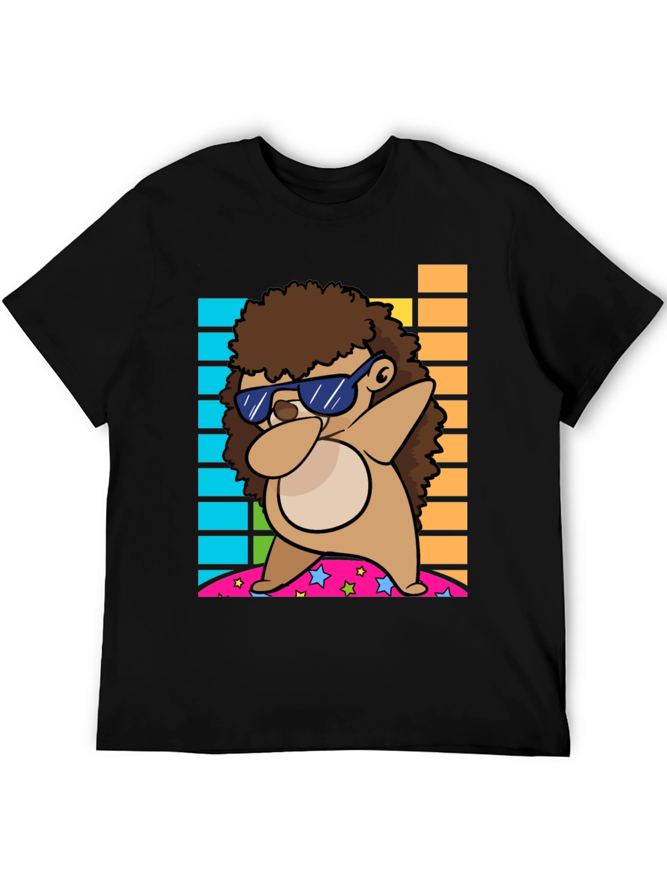 Dabbing Hedgehog Graphic Tee - Cool & Fun Design