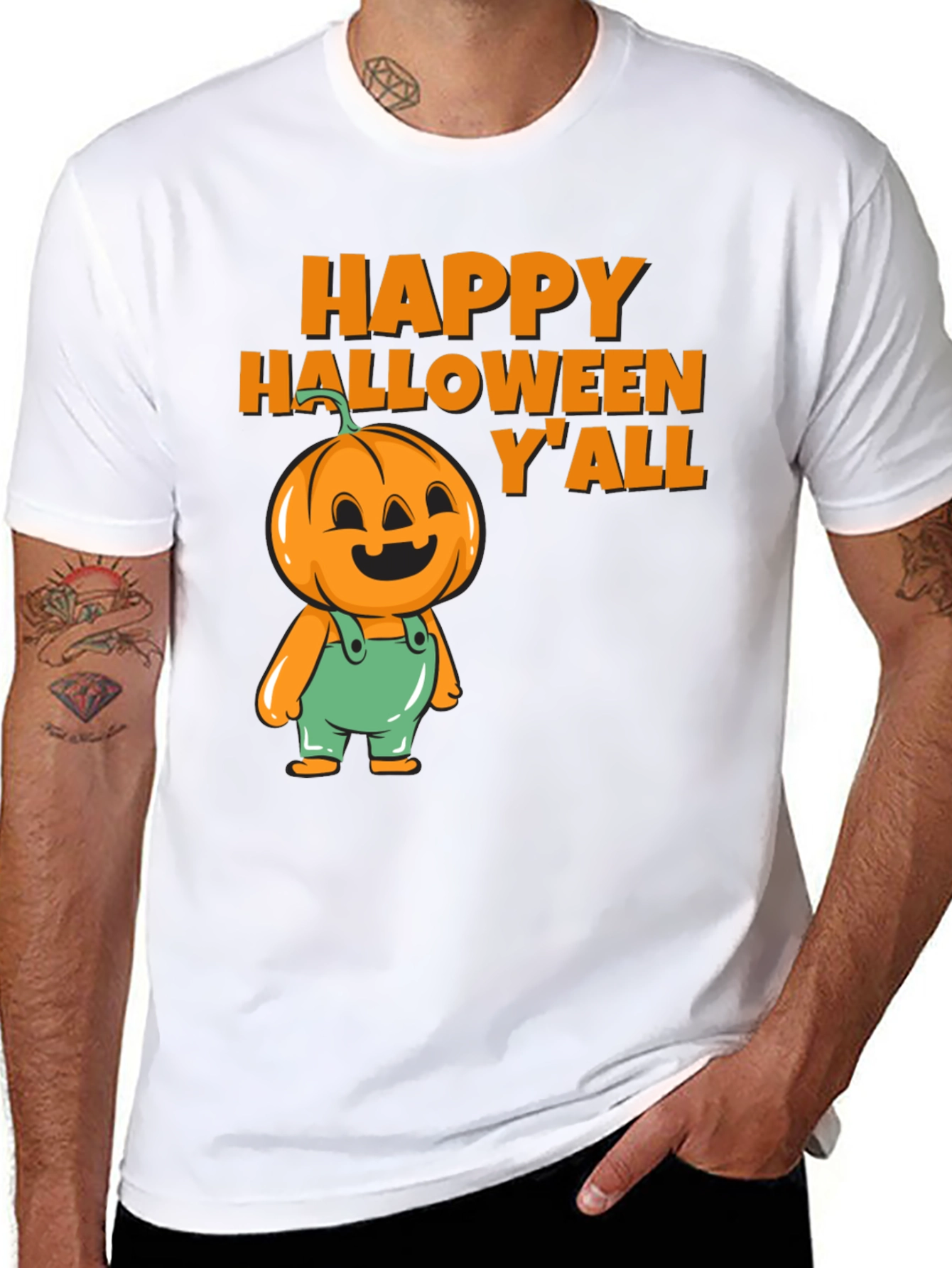 Happy Halloween YAll Pumpkin T-Shirt