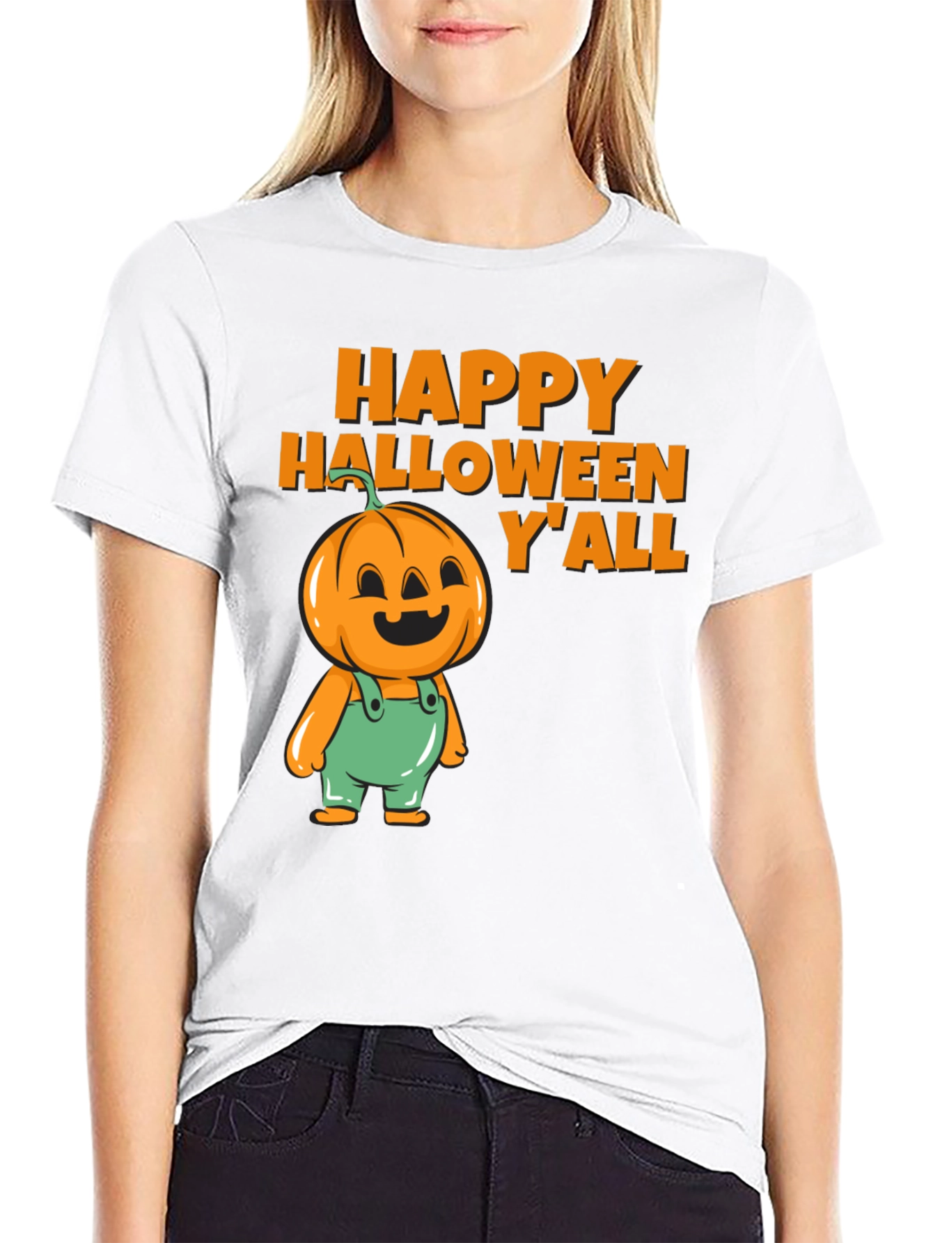 Happy Halloween YAll Pumpkin T-Shirt