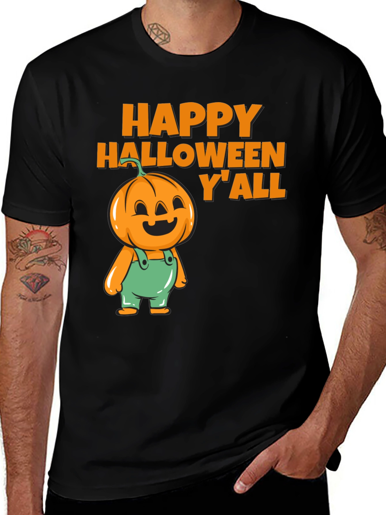 Happy Halloween YAll Pumpkin T-Shirt