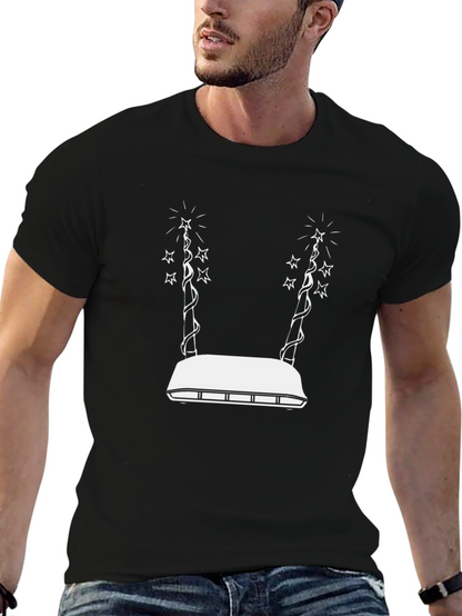 Novelty Graphic T-Shirt - Magic Star Design