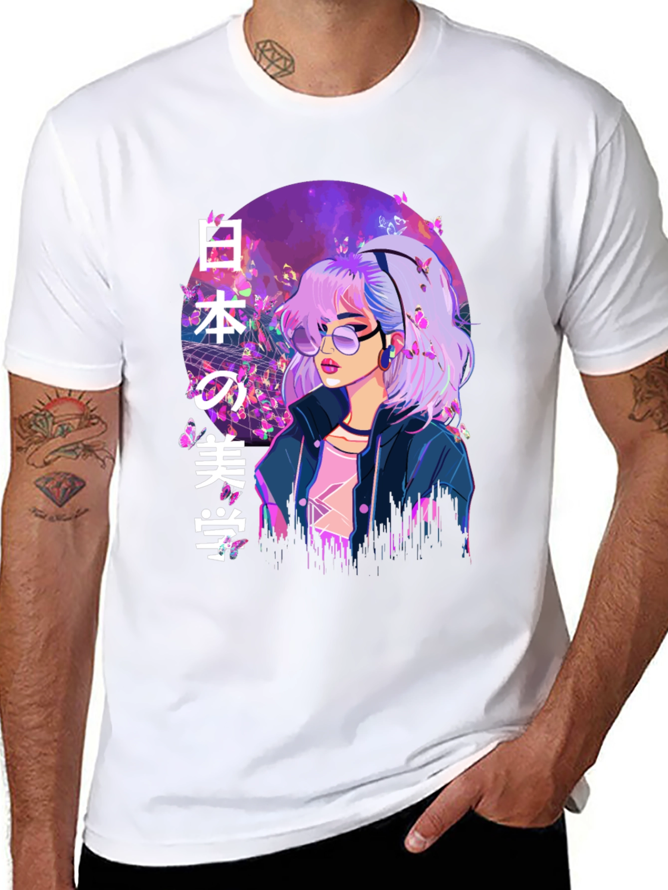 Anime Girl T-Shirt - Japanese Aesthetic Style