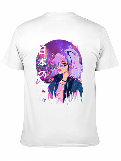 Anime Girl T-Shirt - Japanese Aesthetic Style