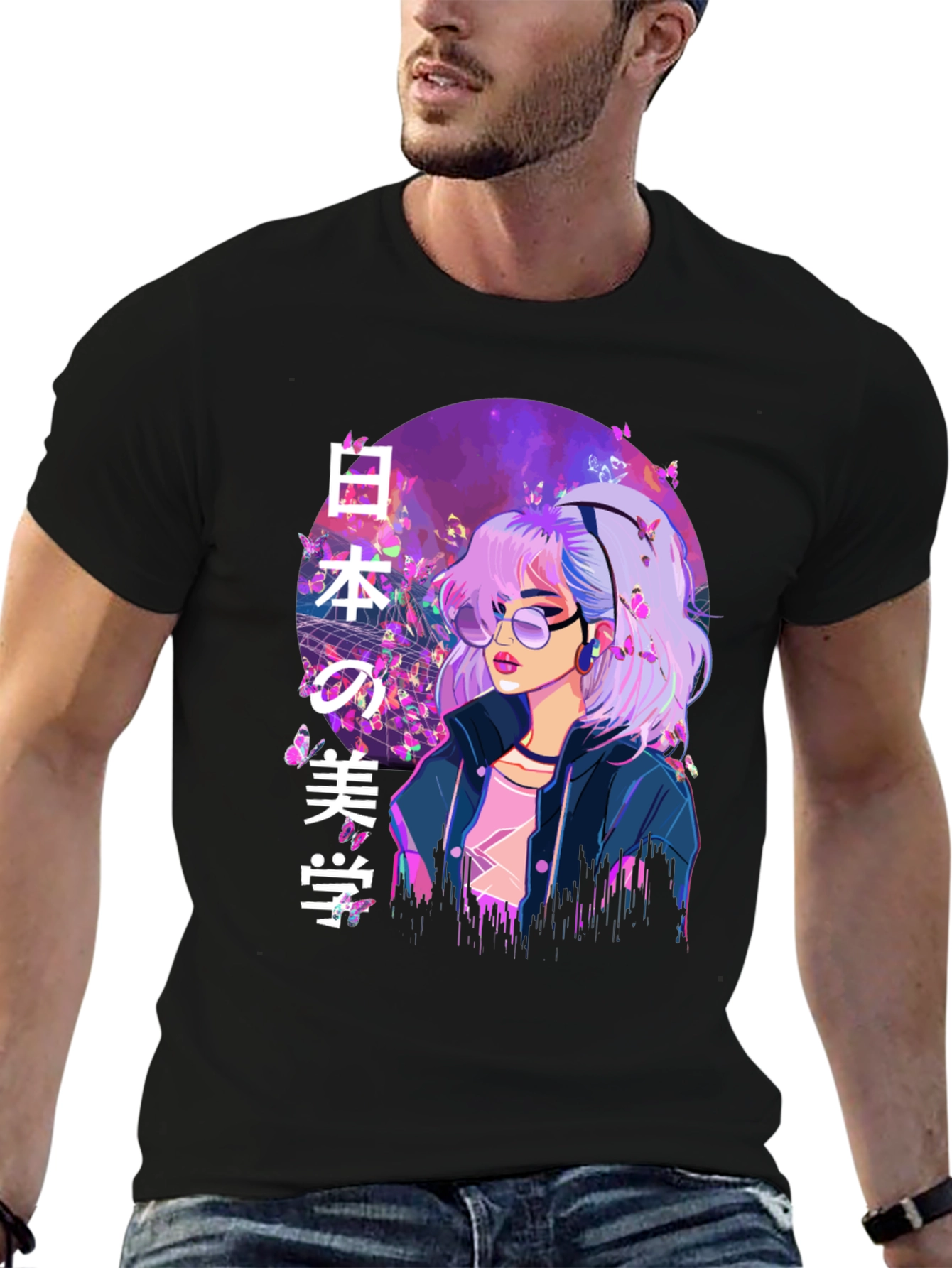 Anime Girl T-Shirt - Japanese Aesthetic Style