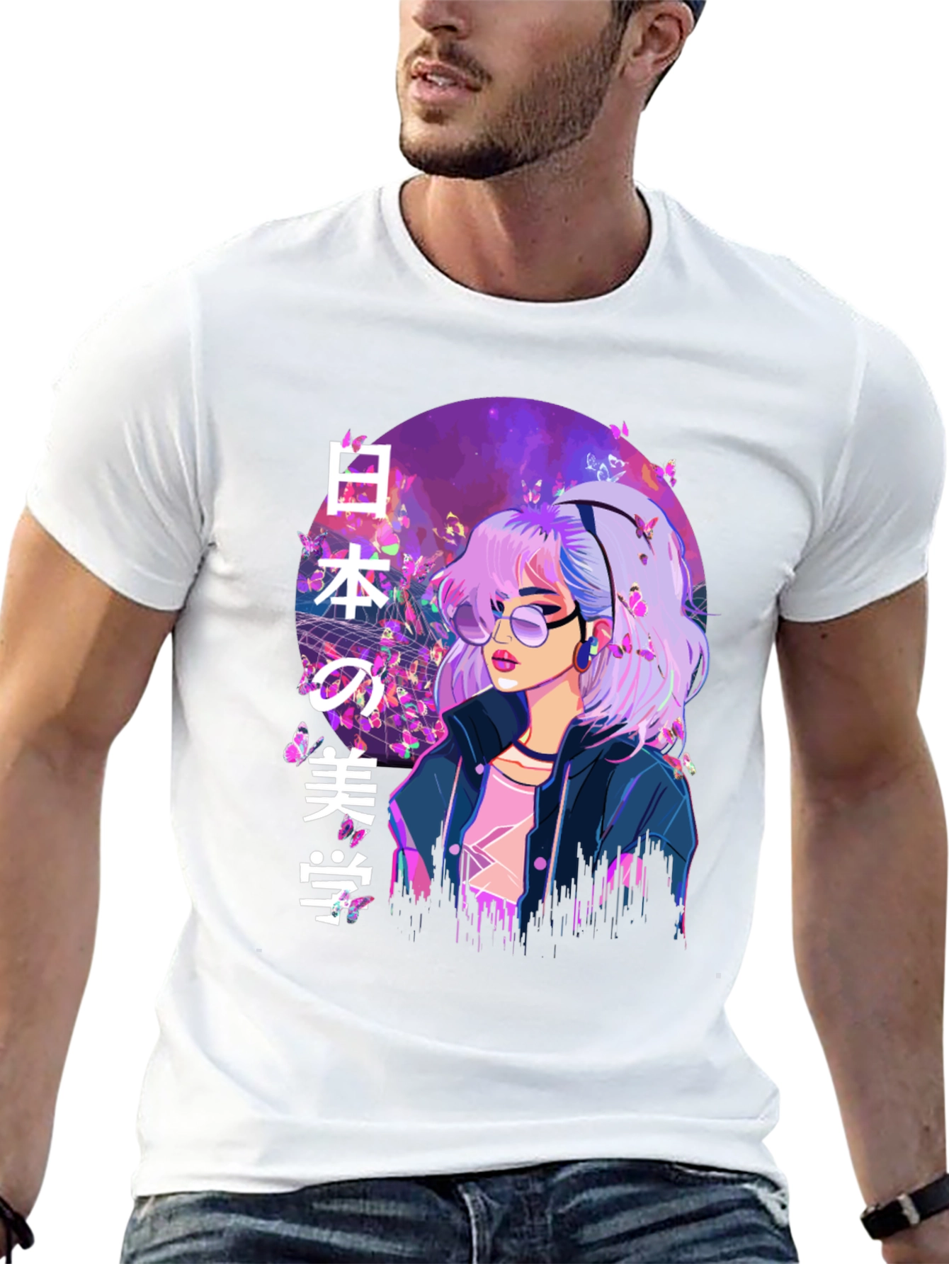 Anime Girl T-Shirt - Japanese Aesthetic Style