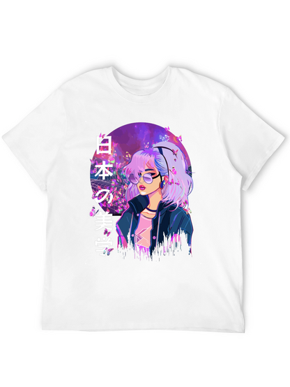Anime Girl T-Shirt - Japanese Aesthetic Style
