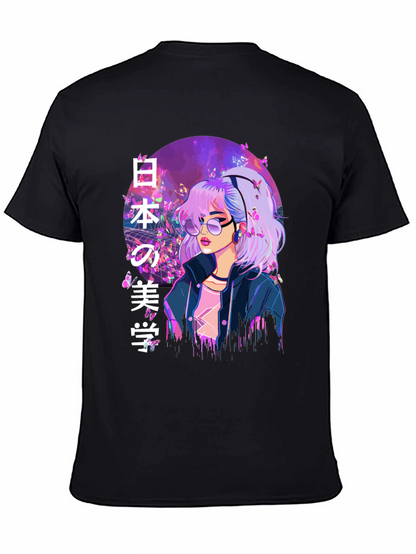 Anime Girl T-Shirt - Japanese Aesthetic Style