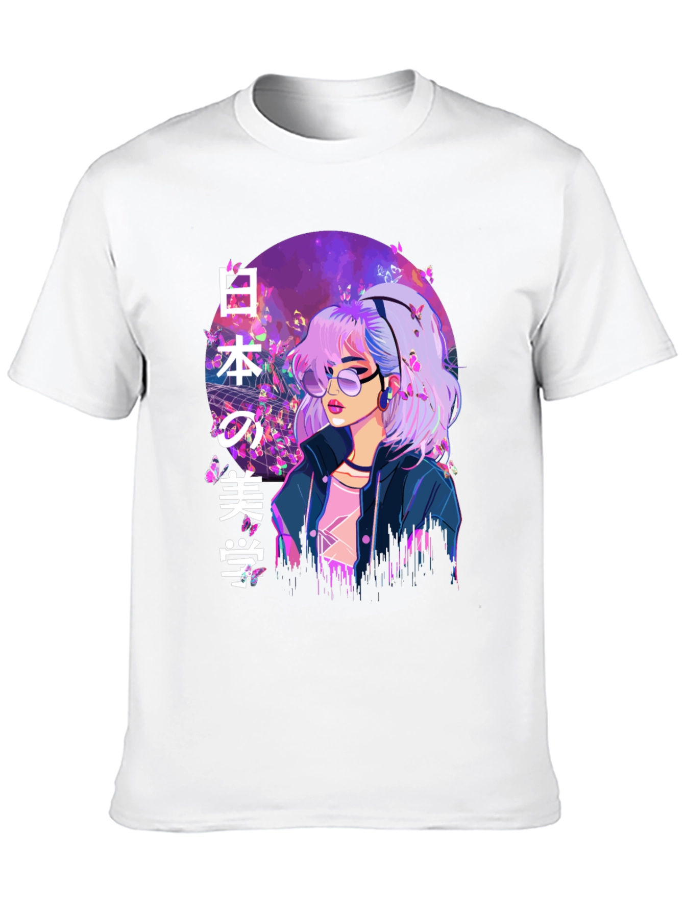 Anime Girl T-Shirt - Japanese Aesthetic Style