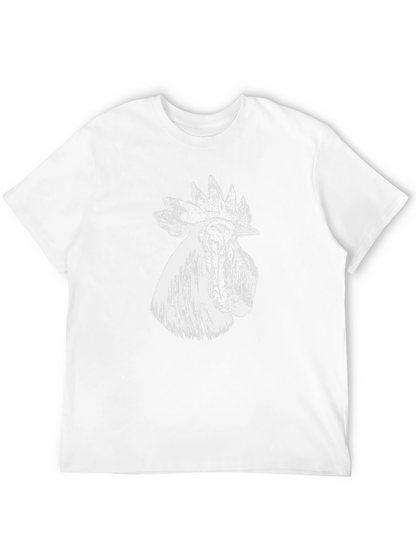 Rooster Graphic Black T-Shirt - Bold Farm Style