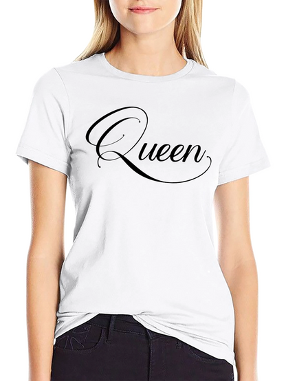 Queen Graphic Tee - Sleek Black T-Shirt