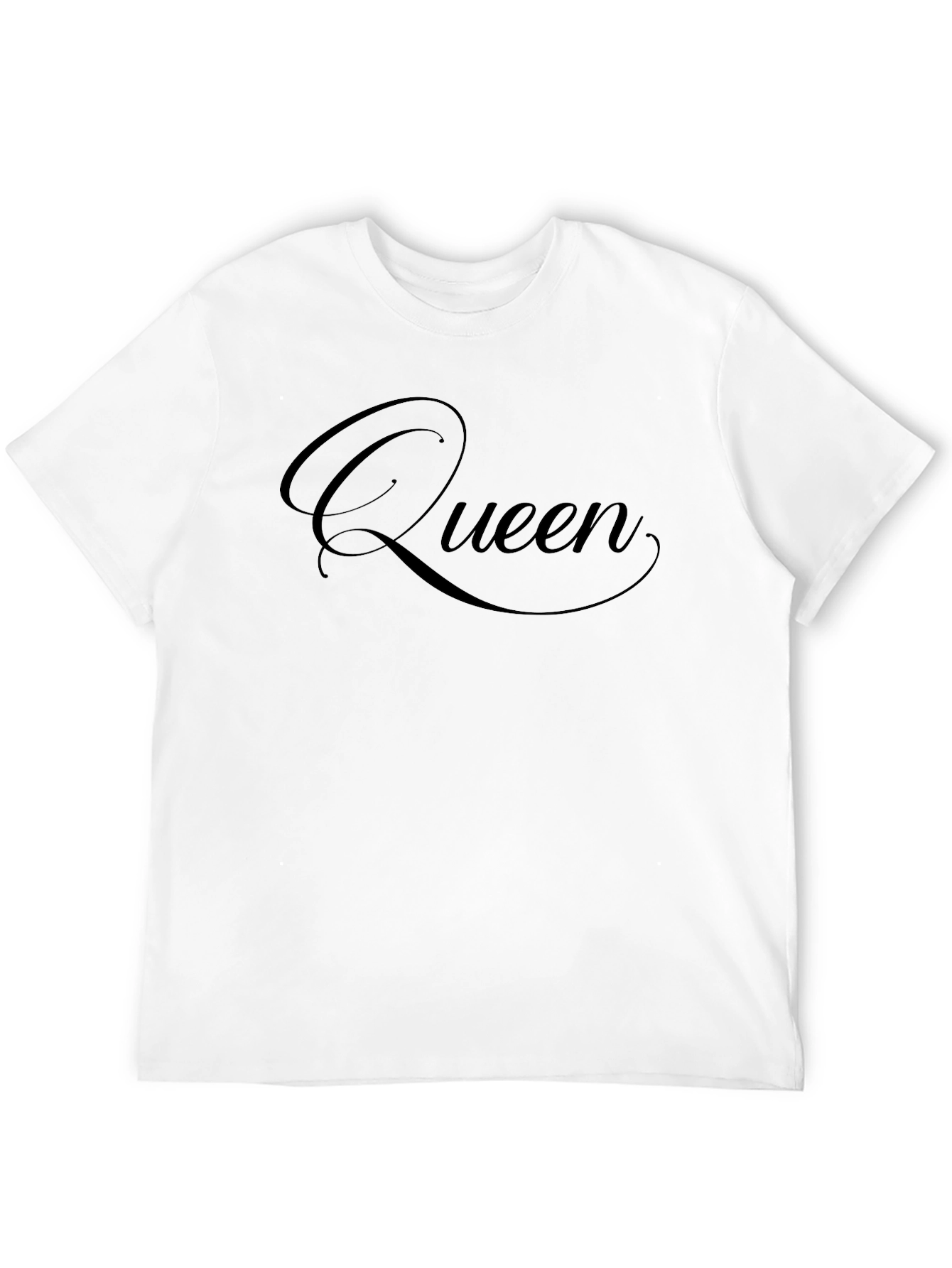 Queen Graphic Tee - Sleek Black T-Shirt