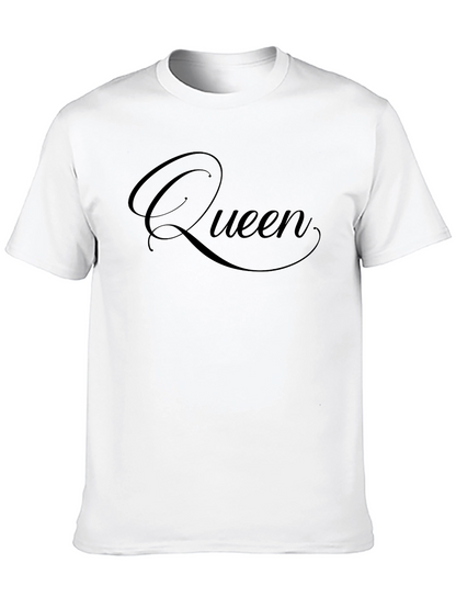 Queen Graphic Tee - Sleek Black T-Shirt