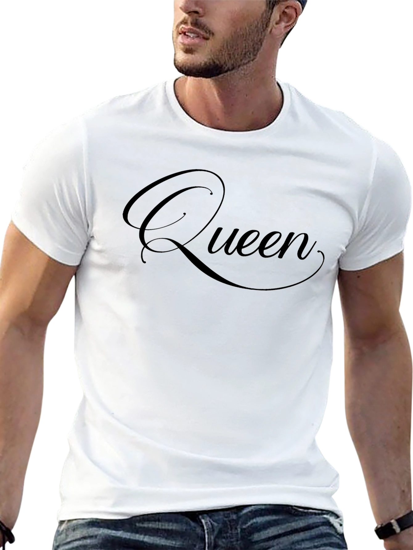 Queen Graphic Tee - Sleek Black T-Shirt