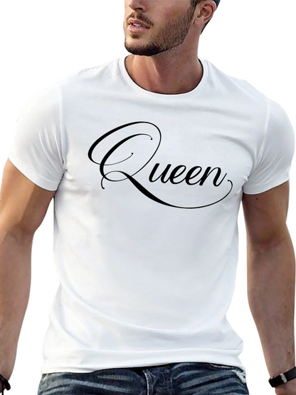 Queen Graphic Tee - Sleek Black T-Shirt