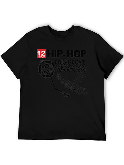 Hip Hop Breakbeat Master Black T-Shirt