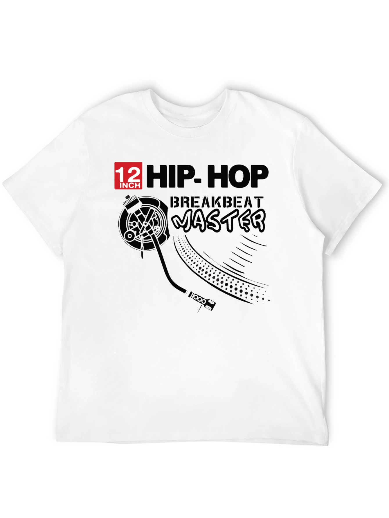 Hip Hop Breakbeat Master Black T-Shirt